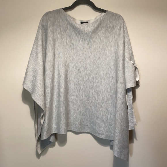 Ann Taylor Grey Shawl Sweater/Sweatshirt material - Picture 5 of 12